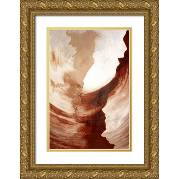 Allen, Kimberly 11x14 Gold Ornate Wood Framed with Double Matting Museum Art Print Titled - Upward 1