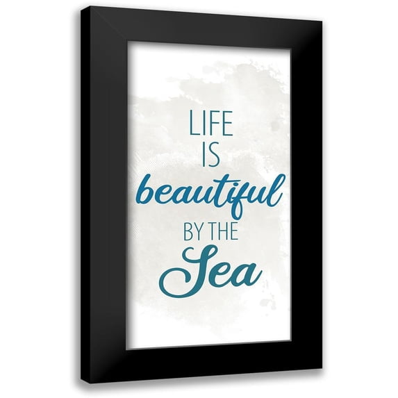 Allen, Kimberly 11x18 Black Modern Framed Museum Art Print Titled - By the Sea 1