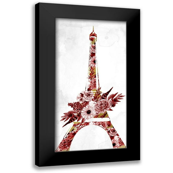 Allen, Kimberly 11x18 Black Modern Framed Museum Art Print Titled - Paris Fall Blooms 1 v2
