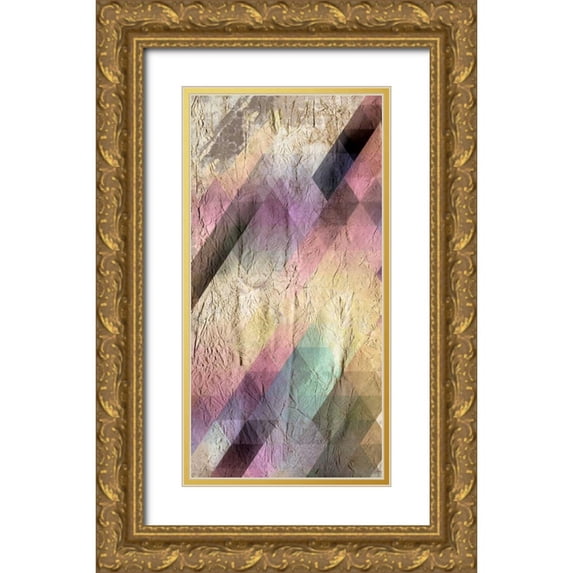 Allen, Kimberly 11x18 Gold Ornate Wood Framed with Double Matting Museum Art Print Titled - Color Code 1a