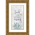 thumbnail image 1 of Allen, Kimberly 11x18 Gold Ornate Wood Framed with Double Matting Museum Art Print Titled - Soak in the Tub 4, 1 of 4
