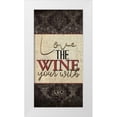 thumbnail image 1 of Allen, Kimberly 11x18 White Modern Wood Framed Museum Art Print Titled - Love the Wine 1, 1 of 4