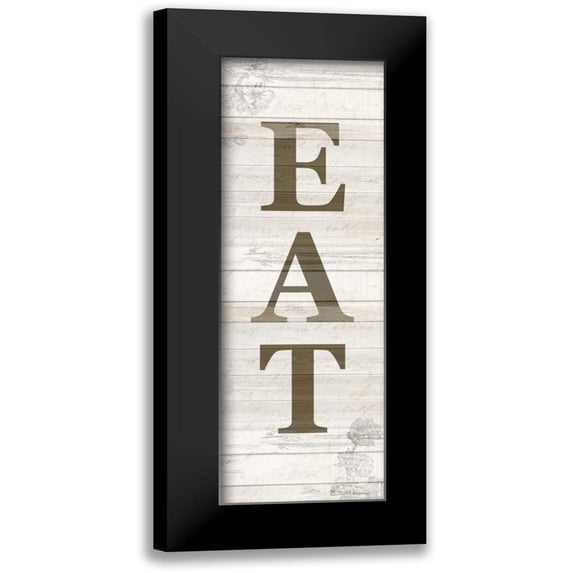 Allen, Kimberly 11x24 Black Modern Framed Museum Art Print Titled - Floral Eats