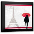 thumbnail image 1 of Allen, Kimberly 12x12 Black Modern Framed Museum Art Print Titled - A Night in Paris, 1 of 5