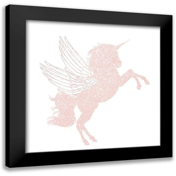 Allen, Kimberly 12x12 Black Modern Framed Museum Art Print Titled - Alicorn 1