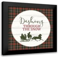 thumbnail image 1 of Allen, Kimberly 12x12 Black Modern Framed Museum Art Print Titled - Dashing Sleigh, 1 of 5