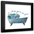 thumbnail image 1 of Allen, Kimberly 12x12 Black Modern Framed Museum Art Print Titled - French Blue 1, 1 of 5
