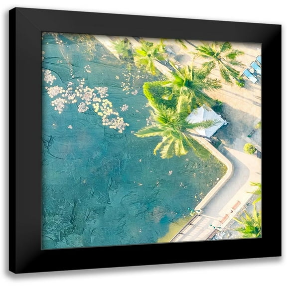 Allen, Kimberly 12x12 Black Modern Framed Museum Art Print Titled - From the Top 1