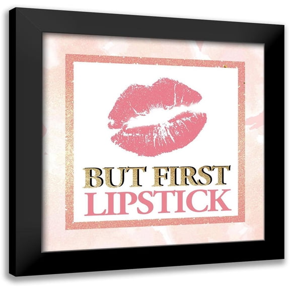 Allen, Kimberly 12x12 Black Modern Framed Museum Art Print Titled - Hello 3