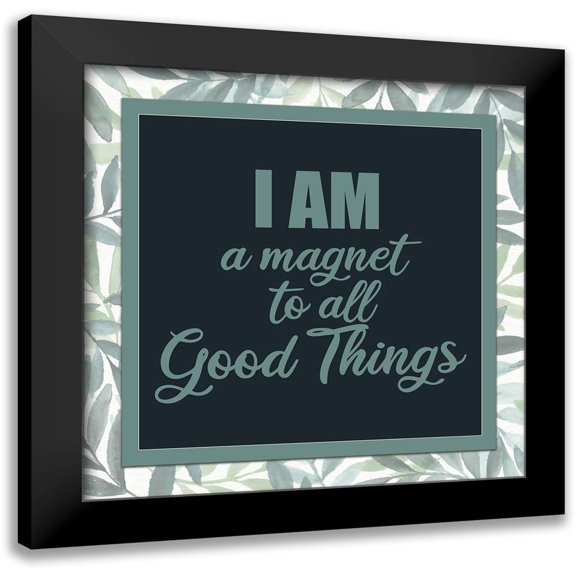 Allen, Kimberly 12x12 Black Modern Framed Museum Art Print Titled - I Am 2 Square