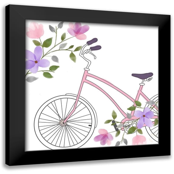 Allen, Kimberly 12x12 Black Modern Framed Museum Art Print Titled - In Paris 2