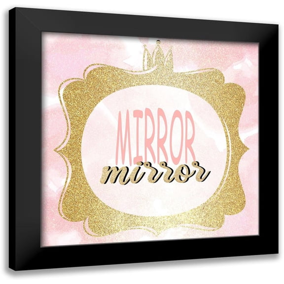 Allen, Kimberly 12x12 Black Modern Framed Museum Art Print Titled - Mirror Mirror 2