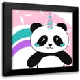 thumbnail image 1 of Allen, Kimberly 12x12 Black Modern Framed Museum Art Print Titled - Pandacorn 3, 1 of 5