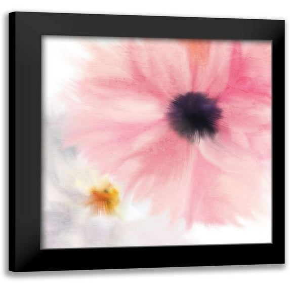 Allen, Kimberly 12x12 Black Modern Framed Museum Art Print Titled - Pink Notes 2