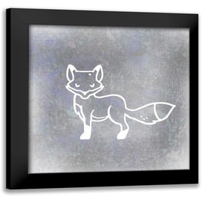 Allen, Kimberly 12x12 Black Modern Framed Museum Art Print Titled - Silver Forest 2