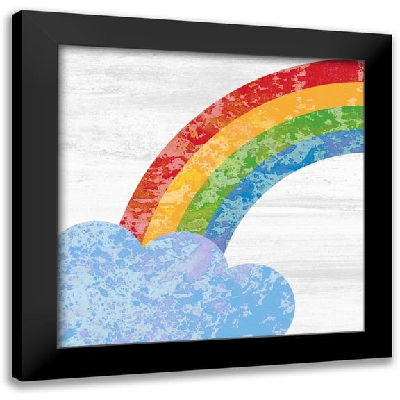 Allen, Kimberly 12x12 Black Modern Framed Museum Art Print Titled - Somewhere 1