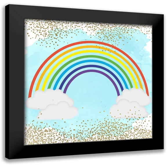 Allen, Kimberly 12x12 Black Modern Framed Museum Art Print Titled - Somewhere 2