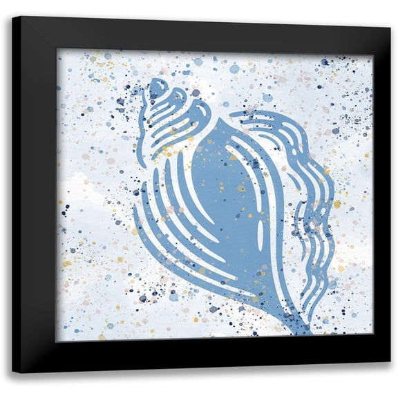 Allen, Kimberly 12x12 Black Modern Framed Museum Art Print Titled - Spotted Sea 2