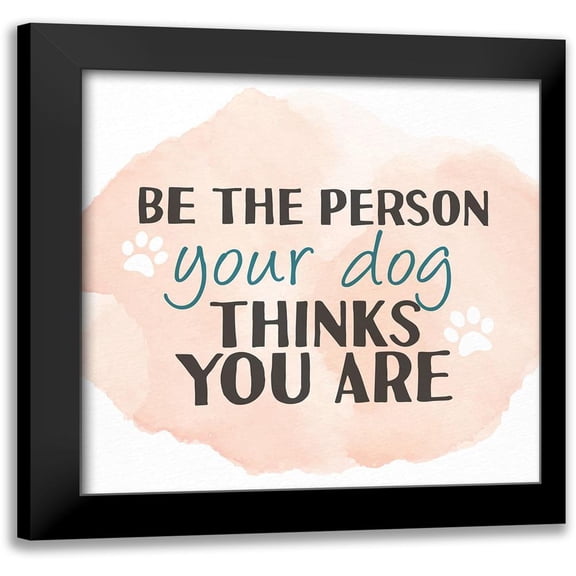 Allen, Kimberly 12x12 Black Modern Framed Museum Art Print Titled - The Person