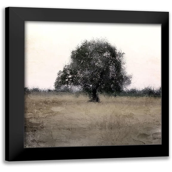 Allen, Kimberly 12x12 Black Modern Framed Museum Art Print Titled - Tree Silhouette