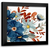 Allen, Kimberly 12x12 Black Modern Framed Museum Art Print Titled - Wildflower View 1