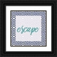 thumbnail image 1 of Allen, Kimberly 12x12 Black Ornate Wood Framed with Double Matting Museum Art Print Titled - Escape 2, 1 of 4