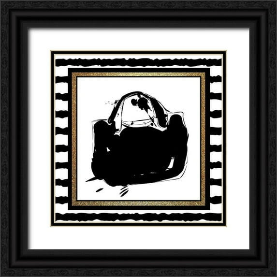 Allen, Kimberly 12x12 Black Ornate Wood Framed with Double Matting Museum Art Print Titled - Love Fashion 1