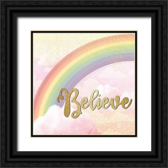 Allen, Kimberly 12x12 Black Ornate Wood Framed with Double Matting Museum Art Print Titled - Magic Is All Around 5 V2