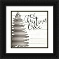 thumbnail image 1 of Allen, Kimberly 12x12 Black Ornate Wood Framed with Double Matting Museum Art Print Titled - Oh Christmas Tree, 1 of 4