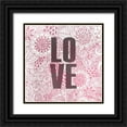 thumbnail image 1 of Allen, Kimberly 12x12 Black Ornate Wood Framed with Double Matting Museum Art Print Titled - Pink Love, 1 of 4