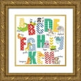 thumbnail image 1 of Allen, Kimberly 12x12 Gold Ornate Wood Framed with Double Matting Museum Art Print Titled - ABCs 1, 1 of 4