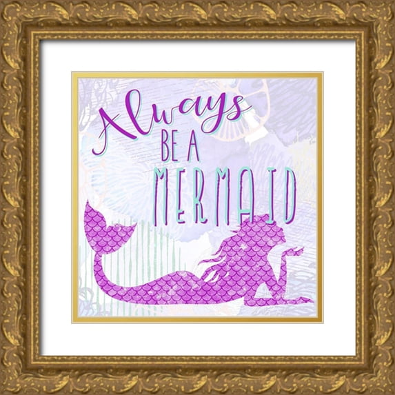 Allen, Kimberly 12x12 Gold Ornate Wood Framed with Double Matting Museum Art Print Titled - As Big as the Ocean 3