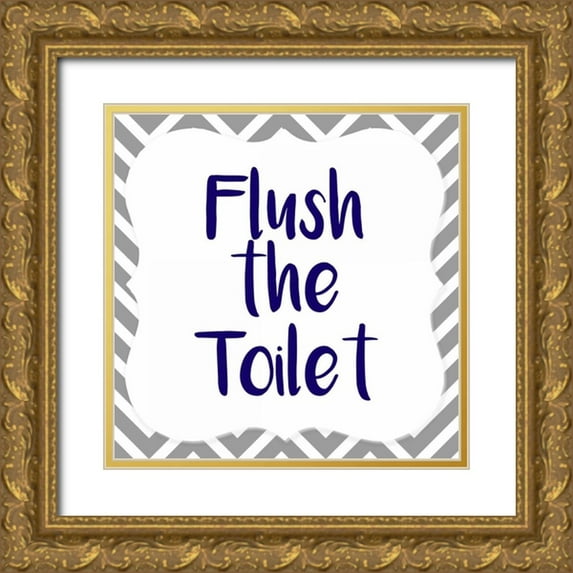 Allen, Kimberly 12x12 Gold Ornate Wood Framed with Double Matting Museum Art Print Titled - Flush