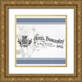 thumbnail image 1 of Allen, Kimberly 12x12 Gold Ornate Wood Framed with Double Matting Museum Art Print Titled - French Hotel 2, 1 of 4