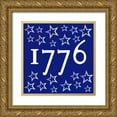 thumbnail image 1 of Allen, Kimberly 12x12 Gold Ornate Wood Framed with Double Matting Museum Art Print Titled - Happy 4th 1, 1 of 4