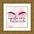 thumbnail image 1 of Allen, Kimberly 12x12 Gold Ornate Wood Framed with Double Matting Museum Art Print Titled - Lashes 3, 1 of 4