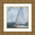 thumbnail image 1 of Allen, Kimberly 12x12 Gold Ornate Wood Framed with Double Matting Museum Art Print Titled - Out Sailing, 1 of 4