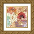 thumbnail image 1 of Allen, Kimberly 12x12 Gold Ornate Wood Framed with Double Matting Museum Art Print Titled - Postage Rose 1, 1 of 4
