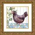 thumbnail image 1 of Allen, Kimberly 12x12 Gold Ornate Wood Framed with Double Matting Museum Art Print Titled - Poultry Farm 3, 1 of 4