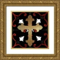 thumbnail image 1 of Allen, Kimberly 12x12 Gold Ornate Wood Framed with Double Matting Museum Art Print Titled - Serve 2, 1 of 4