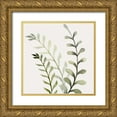 thumbnail image 1 of Allen, Kimberly 12x12 Gold Ornate Wood Framed with Double Matting Museum Art Print Titled - Watercolor Sage 1, 1 of 4