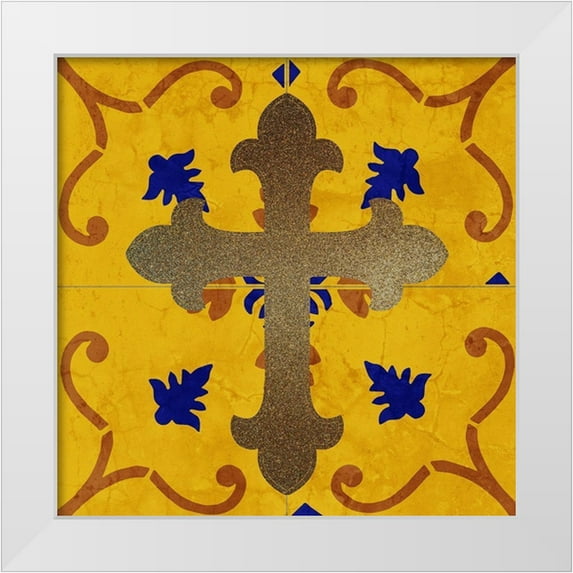 Allen, Kimberly 12x12 White Modern Wood Framed Museum Art Print Titled - En Cuanto 2