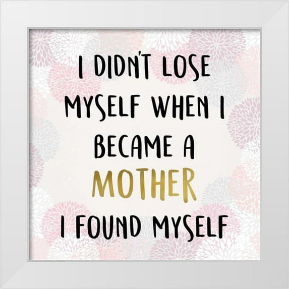 Allen, Kimberly 12x12 White Modern Wood Framed Museum Art Print Titled - I Didnt Lose Myself
