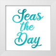 thumbnail image 1 of Allen, Kimberly 12x12 White Modern Wood Framed Museum Art Print Titled - Seas the Day, 1 of 4