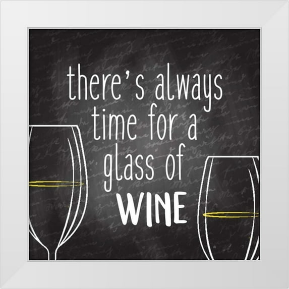 Allen, Kimberly 12x12 White Modern Wood Framed Museum Art Print Titled - Theres Always Time