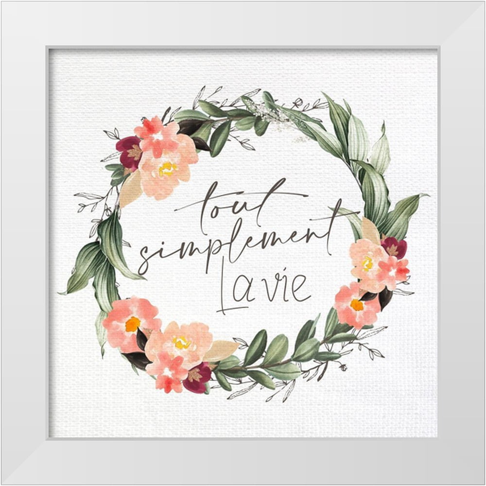 Allen, Kimberly 12x12 White Modern Wood Framed Museum Art Print Titled ...