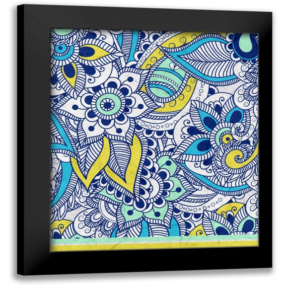 Allen, Kimberly 12x13 Black Modern Framed Museum Art Print Titled - Color Me