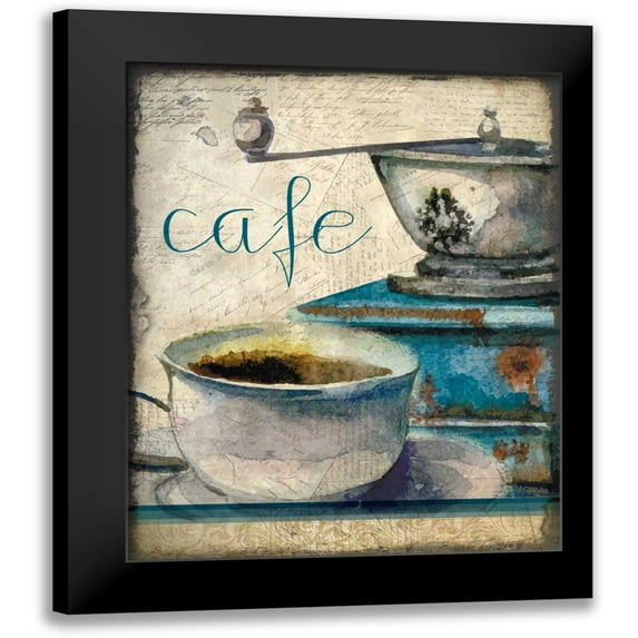 Allen, Kimberly 12x14 Black Modern Framed Museum Art Print Titled - Cafe Latte 1