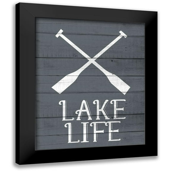Allen, Kimberly 12x14 Black Modern Framed Museum Art Print Titled - Lake House 5
