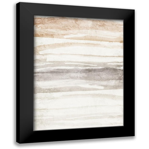 Allen, Kimberly 12x14 Black Modern Framed Museum Art Print Titled - Layers of Earth